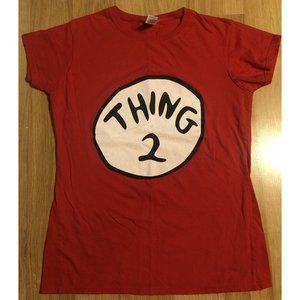 Dr. Seuss The Cat in the Hat Thing 2 T-shirt Size Large